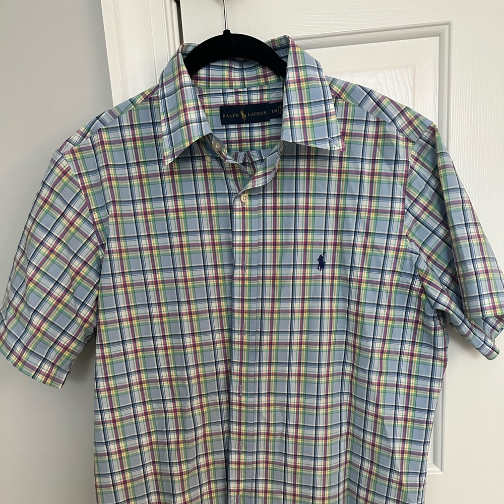 Ralph Lauren short sleeved button down shirt